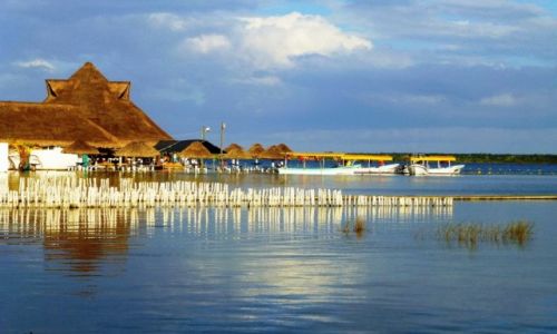 Zdjęcie MEKSYK / Quintana Roo / Laguna Bacalar / popołudnie nad Laguną Bacalar