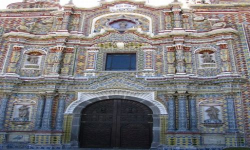 Zdjcie MEKSYK / stan Puebla / San Francisco Acatepec / koci w. Franciszka