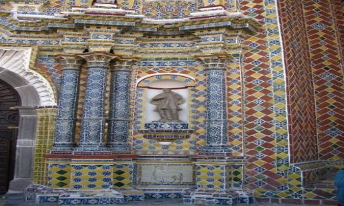 Zdjcie MEKSYK / stan Puebla / San Francisco Acatepec / koci w. Franciszka