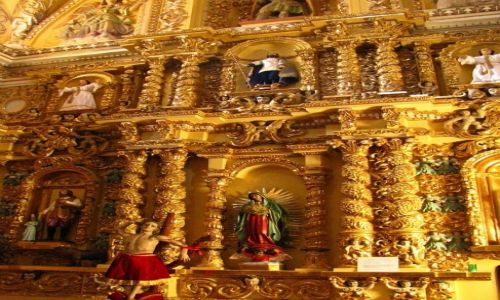 Zdjcie MEKSYK / stan Puebla / San Francisco Acatepec / koci w. Franciszka