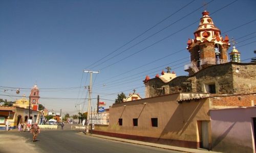 Zdjcie MEKSYK / stan Puebla / Tonantzintla / Tonantzintla