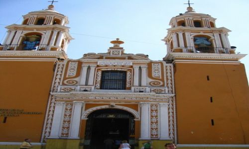 Zdjęcie MEKSYK / stan Puebla / Cholula / kościół Matki Boskiej Nieustającej Pomocy