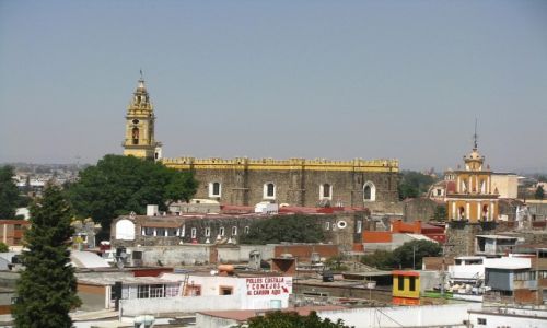 Zdjęcie MEKSYK / stan Puebla / Cholula / panorama miasta