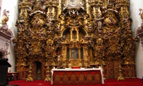 Zdjęcie MEKSYK / okolice Ciudad de Mexico / Taxco / kościół Santa Prisca
