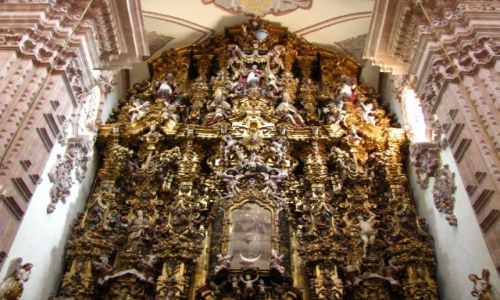 Zdjęcie MEKSYK / okolice Ciudad de Mexico / Taxco / kościół Santa Prisca