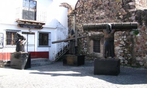 Zdjcie MEKSYK / okolice Ciudad de Mexico / Taxco / ulice Taxco