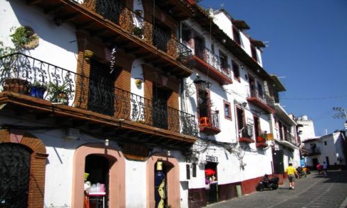 Zdjcie MEKSYK / okolice Ciudad de Mexico / Taxco / ulice Taxco