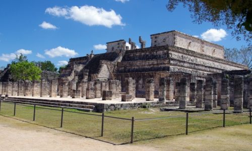 Zdjecie MEKSYK / Jukatan / Chichen Itza / witynia Wojownikw