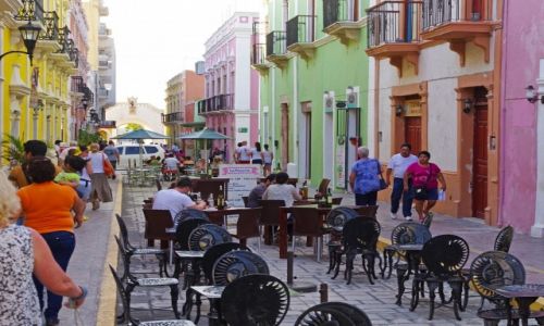 Zdjecie MEKSYK / Jukatan / Campeche / Deptak