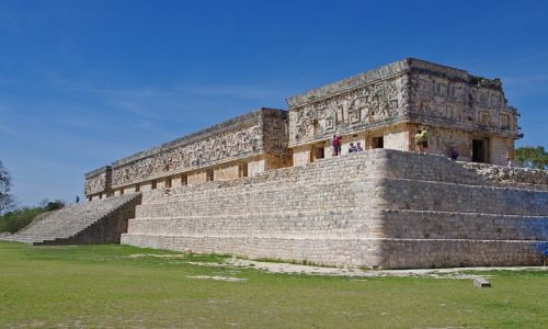 Zdjecie MEKSYK / Jukatan / Uxmal / Paac Gubernatora