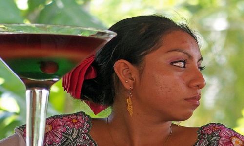 Zdjcie MEKSYK / Jukatan / Cenote Maya / Barmanka