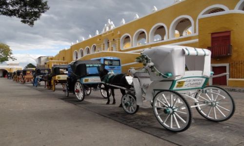 Zdjęcie MEKSYK / Izamal / Izamal / Czekając na turystów