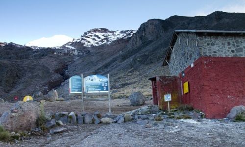 Zdjcie MEKSYK / Pico de Orizabe / Pico de Orizabe / widok na wierzchoek z Piedra Grande