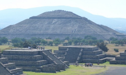 Zdjęcie MEKSYK / Teotihuacan / Teotihuacan / Piramidy
