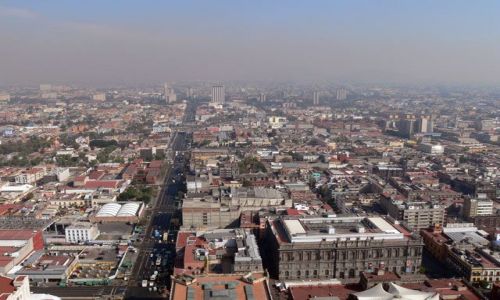 Zdjęcie MEKSYK / brak / Miasto Meksyk. / Widok na stolice z Torre Latinoamericana
