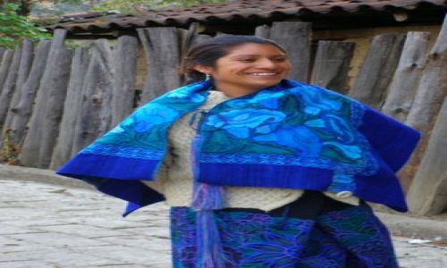 Zdjęcie MEKSYK / Chiapas / okolice San Juan Chamula / Indianka