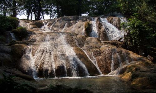 Zdjcie MEKSYK / Chiapas / Agua Azul / Agua Azul