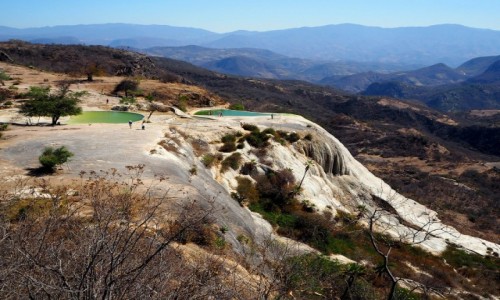 Zdjcie MEKSYK / stan Oaxaca / Hierve el Agua / Hierve el Agua