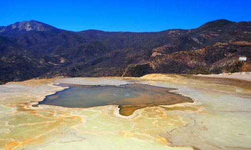 Zdjcie MEKSYK / stan Oaxaca / Hierve el Agua / Hierve el Agua