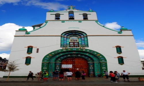 Zdjęcie MEKSYK / Chiapas / San Juan Chamula / Kościół św. Jana (San Juan)