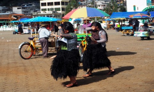 Zdjęcie MEKSYK / Chiapas / San Juan Chamula / Kobiety z plemienia Tzotzil