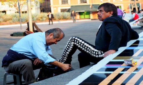 Zdjęcie MEKSYK / Mexico City / Plaza Garibald / Pedantyczny Mariachi
