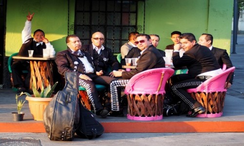 Zdjecie MEKSYK / Mexico City / Plaza Garibald / Przerwa w graniu