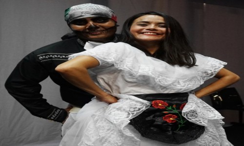 Zdjcie MEKSYK / Mxico / Prezentacja na targach turystycznych w Wa-wie / Para taneczna