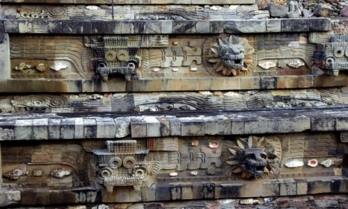 Zdjecie MEKSYK / San Juan Teotihuacan / Teotihuacan / witynia-Piramida Quetzalcoatla