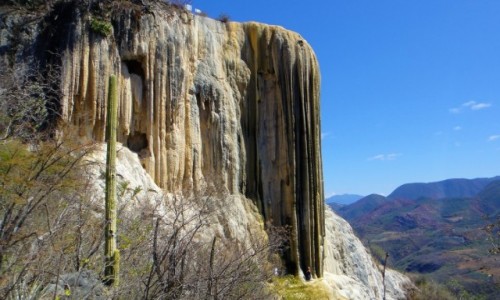 Zdjęcie MEKSYK / Oaxaca / Hierve del Agua / Hierve del Agua - formacje naciekowe