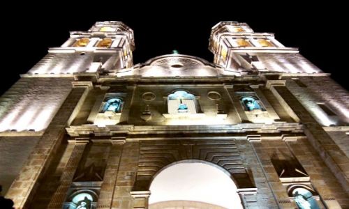 MEKSYK / Jukatan / Campeche / katedra noca