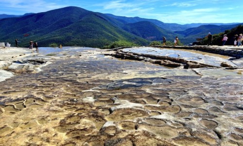 Zdjcie MEKSYK / Oaxaca / Roeguia / Hierve el Aqua, cud natury