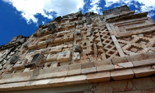 Zdjęcie MEKSYK / brak / Jukatan / Uxmal / wyobrazenia boga Chaca