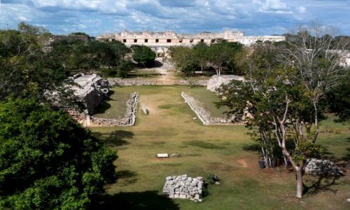 Zdjęcie MEKSYK / brak / Jukatan / Uxmal / boisko do gry w pelote