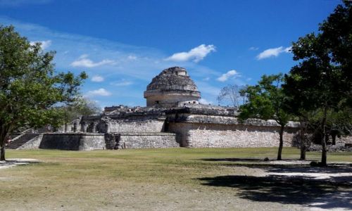 Zdjęcie MEKSYK / brak / Jukatan / Chichen Itza / El Caracol - planetarium sprzed 1000 lat