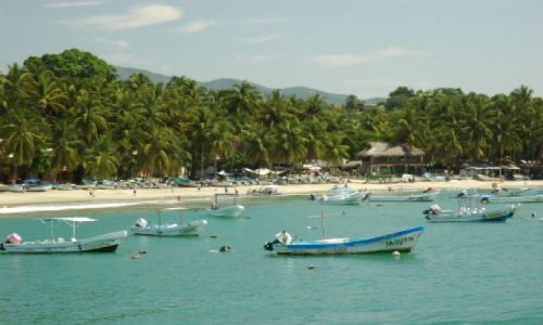Zdjęcie MEKSYK / Oaxaca / Puerto Escondido / Puerto Escondido - niewielki kurort leżący nad Pacyfikiem