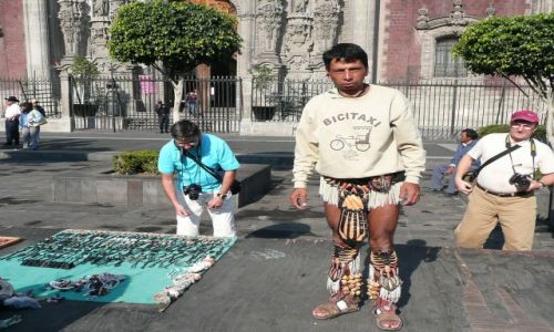 Zdjecie MEKSYK / Mexico City / Placa National / Pan szofer