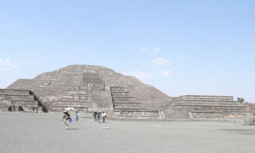 Zdjcie MEKSYK / Meksyk / Okolice Tenochtitlan / Piramida soca