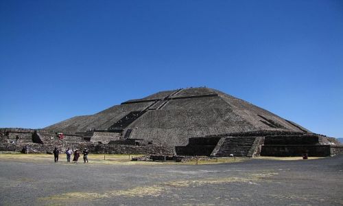Zdjęcie MEKSYK / Ciudad de Mexico / Teotihuacan / piramida Słońca