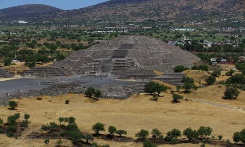 Zdjecie MEKSYK / Ciudad de Mexico / Teotihuacan / piramida Ksiyca