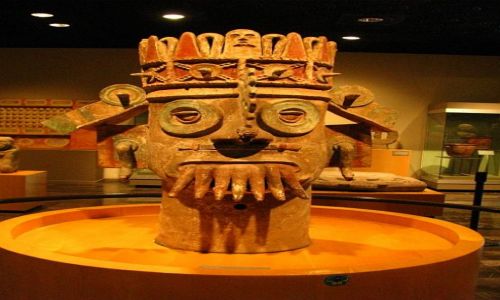 Zdjęcie MEKSYK / Ciudad de Mexico / Muzeum Antropologiczne / Tlaloc