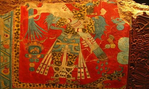 Zdjęcie MEKSYK / Ciudad de Mexico / Muzeum Antropologiczne / Freski z Bonampak