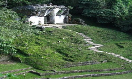 Zdjcie MEKSYK / . / Palenque / witynia Liciastego Krzya