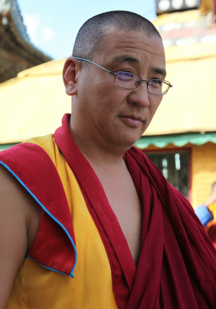 Zdjęcia: Gandan, Ułan Bator, Mnich, MONGOLIA Zdjęcia: Gandan, Ułan Bator, Mnich, MONGOLIA