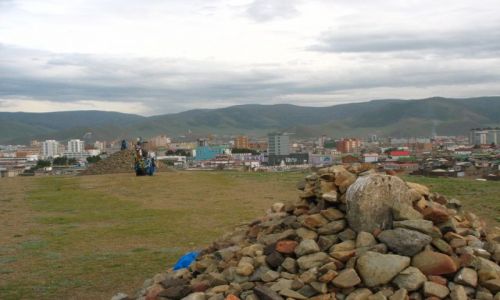 Zdjęcie MONGOLIA / - / Ulan Bator / Panorama miasta stolecznego Ulan Bator