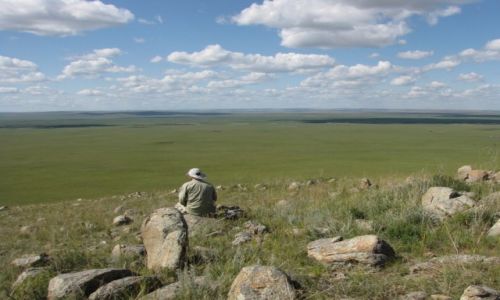 MONGOLIA / dziewicza wschodnia Mongolia / nad rzek Kerulen / Co za przestrze
