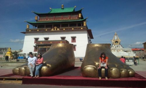 Zdjecie MONGOLIA / - / Uan Bator / Nutka buddyzmu