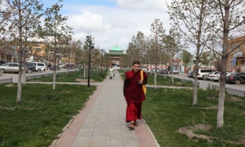 Zdjcie MONGOLIA / Uan Bator / Gandan / W drodze