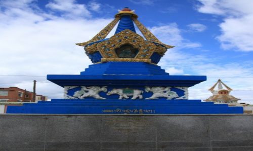 Zdjcie MONGOLIA / Uan Bator / Gandan / Stupa