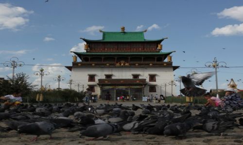 Zdjcie MONGOLIA / Uan Bator / Klasztor Gandan / Gobie